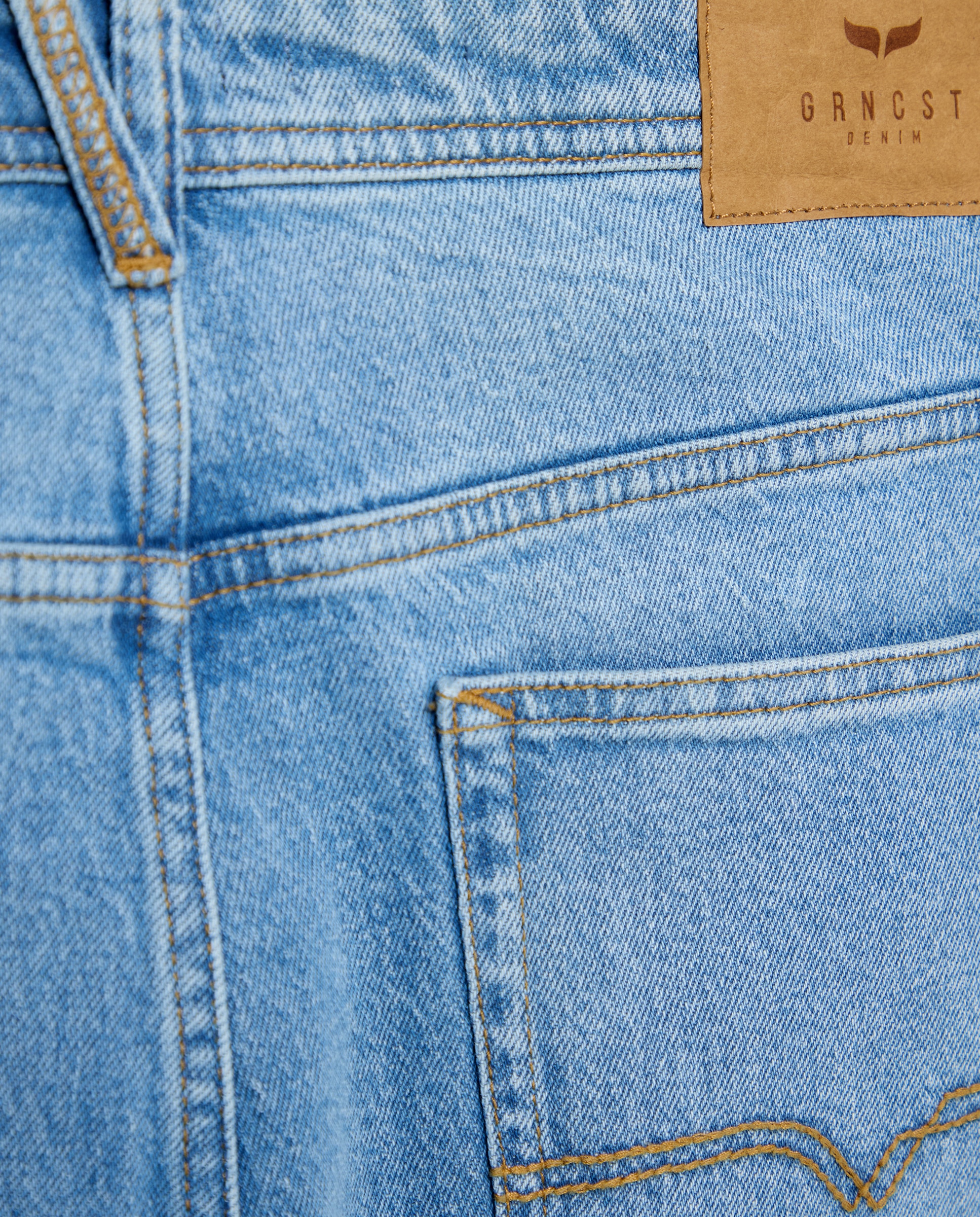 Pantalón vaquero de hombre con fit tapered. - Green Coast - 490 Petróleo 490 Petróleo-5