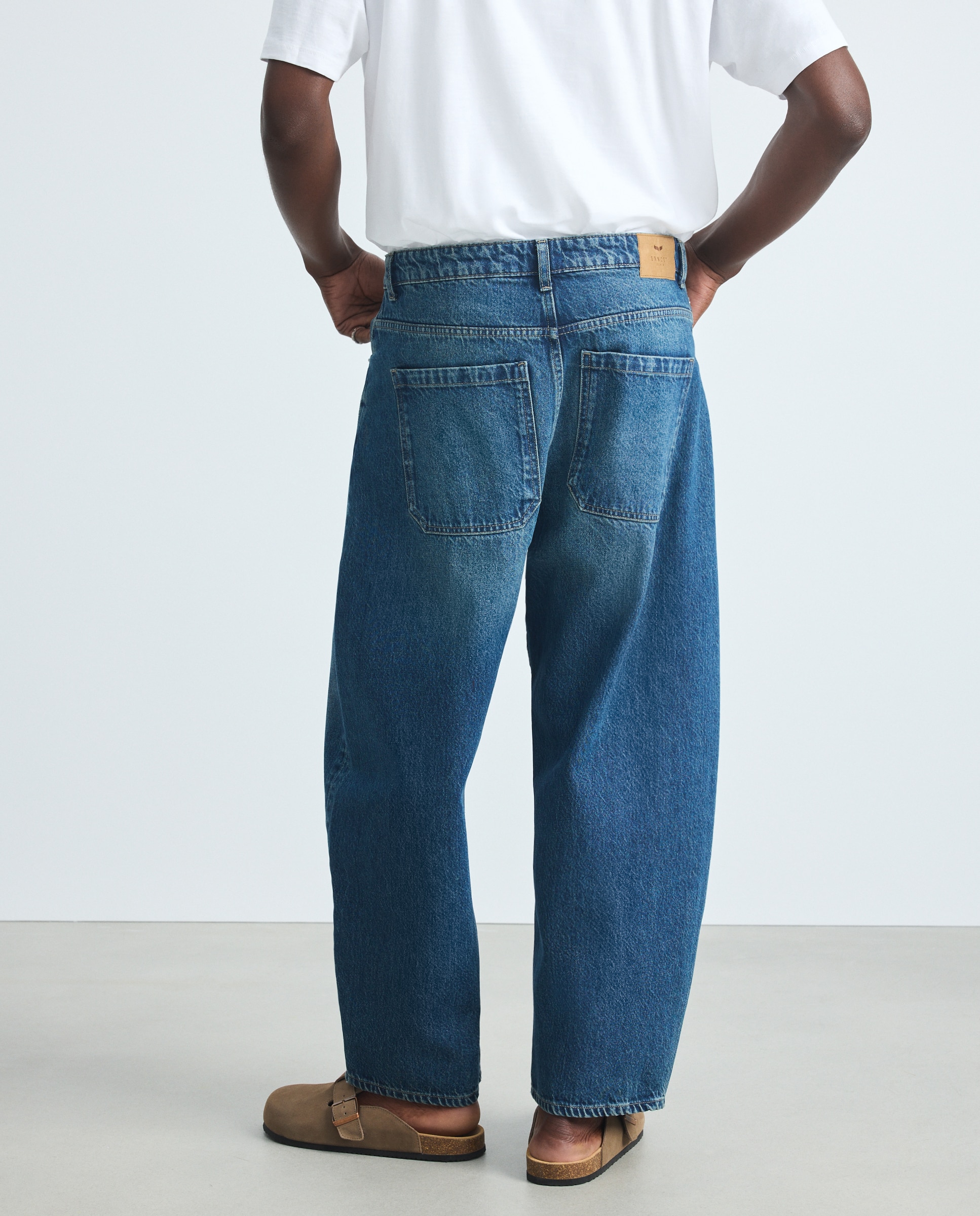 Jeans Barrel Fit Cerúleo-3