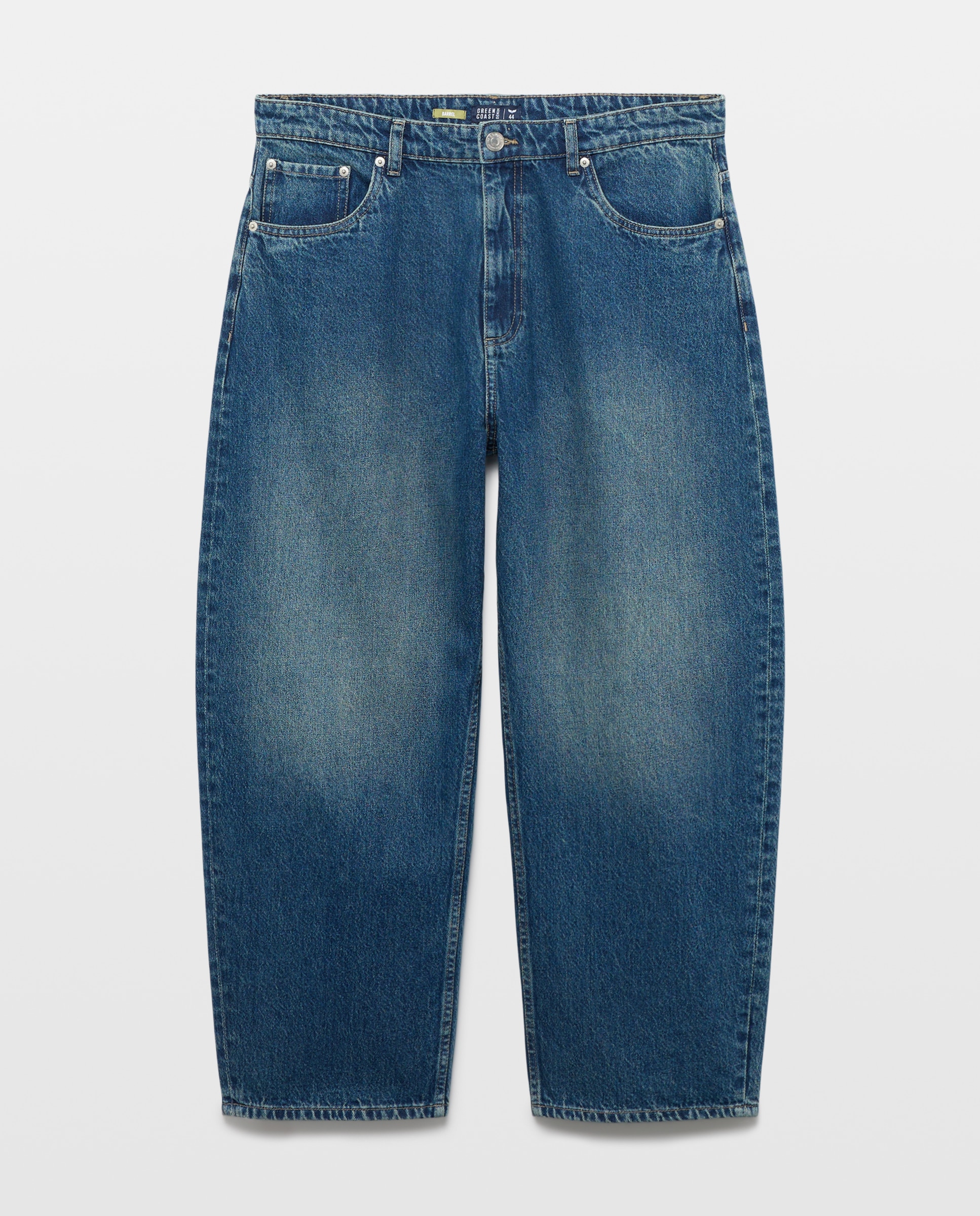 Jeans Barrel Fit Cerúleo-4
