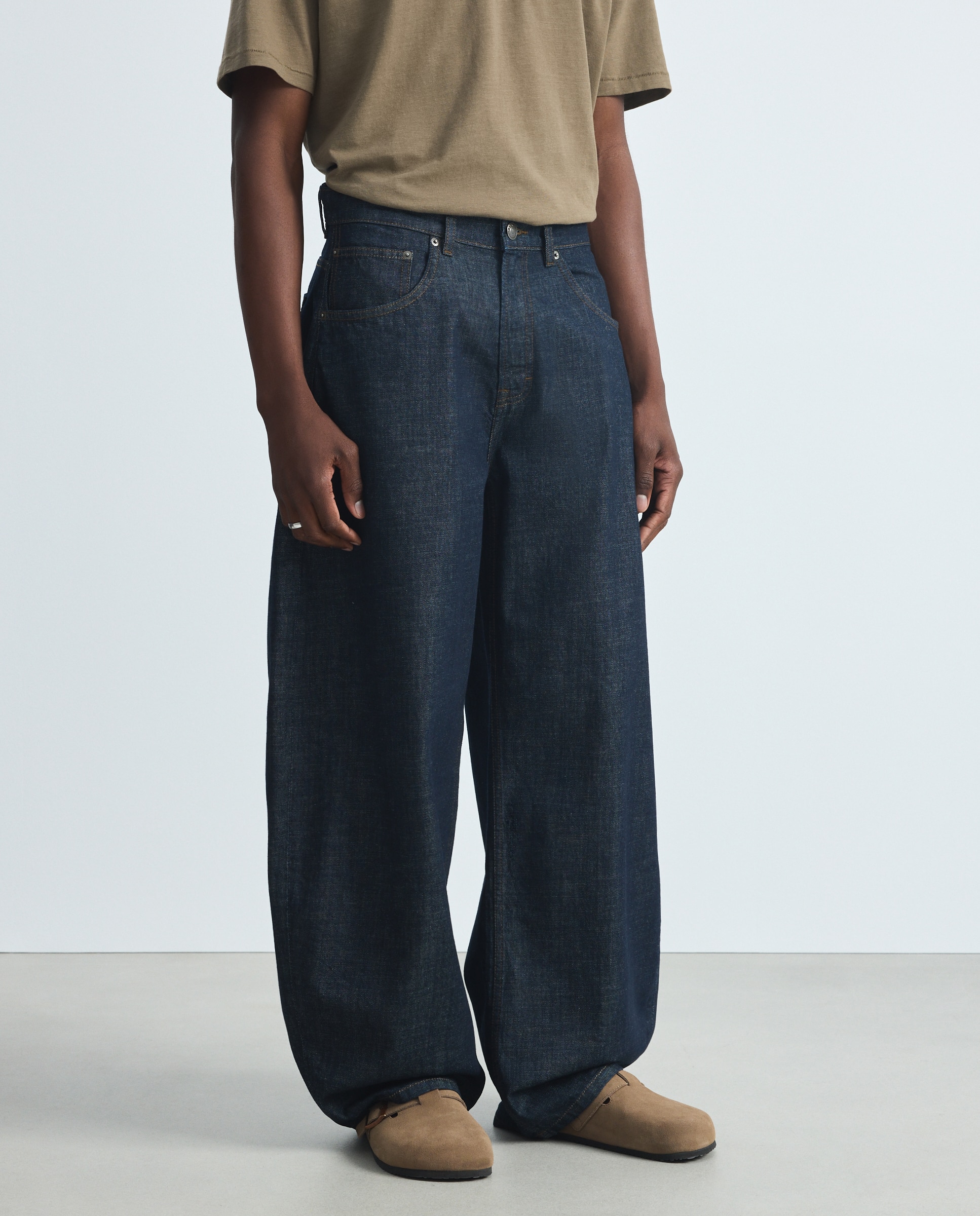 Jeans Balloon Fit Índigo-2