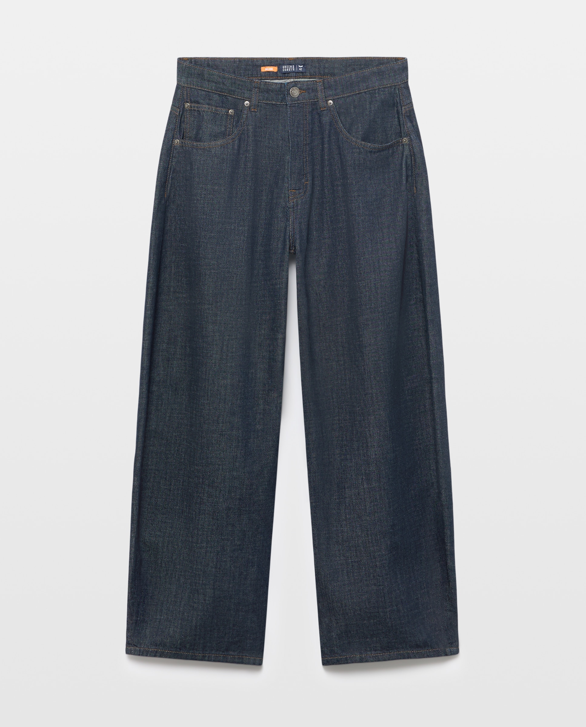Jeans Balloon Fit Índigo-4
