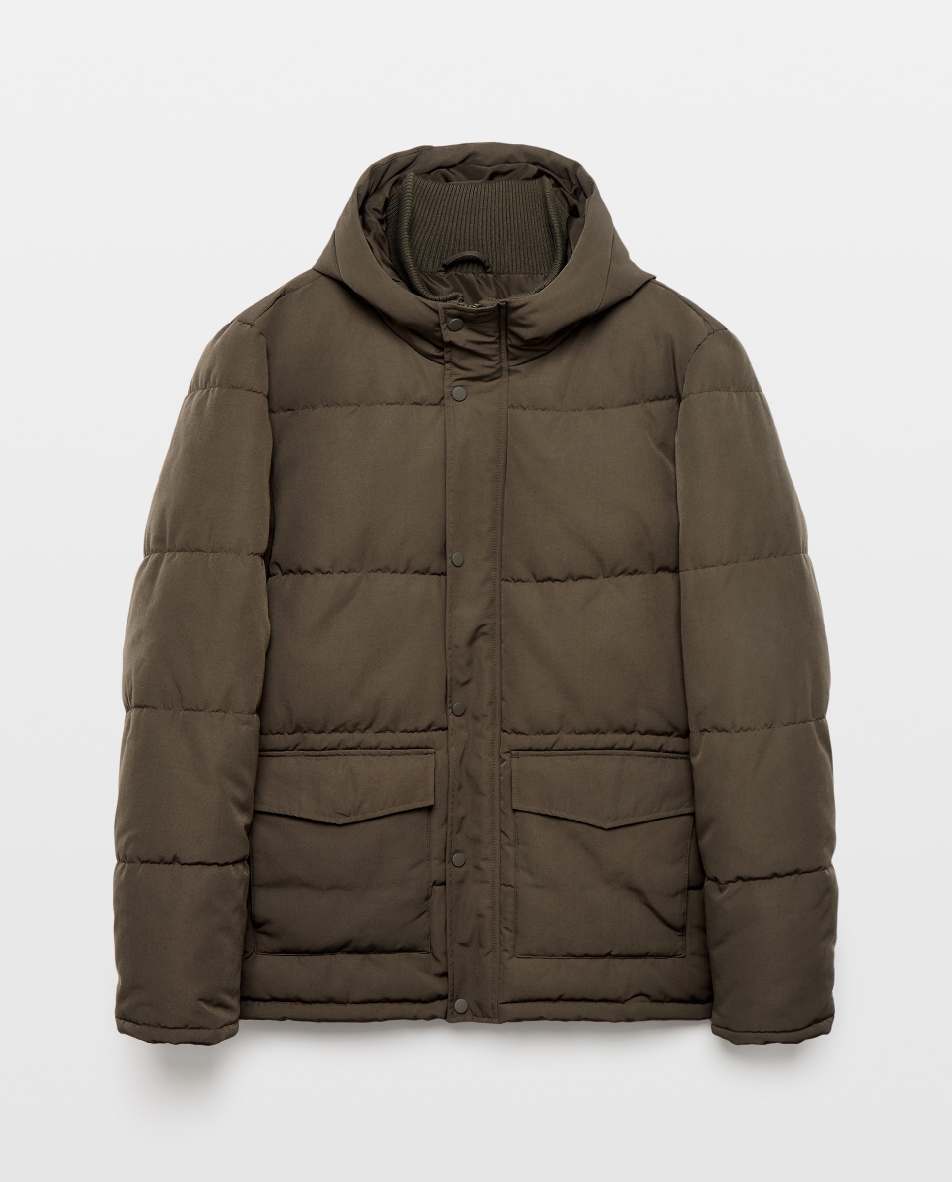Parka acolchada técnica de hombre - Green Coast - 520 Kaki 520 Kaki-4