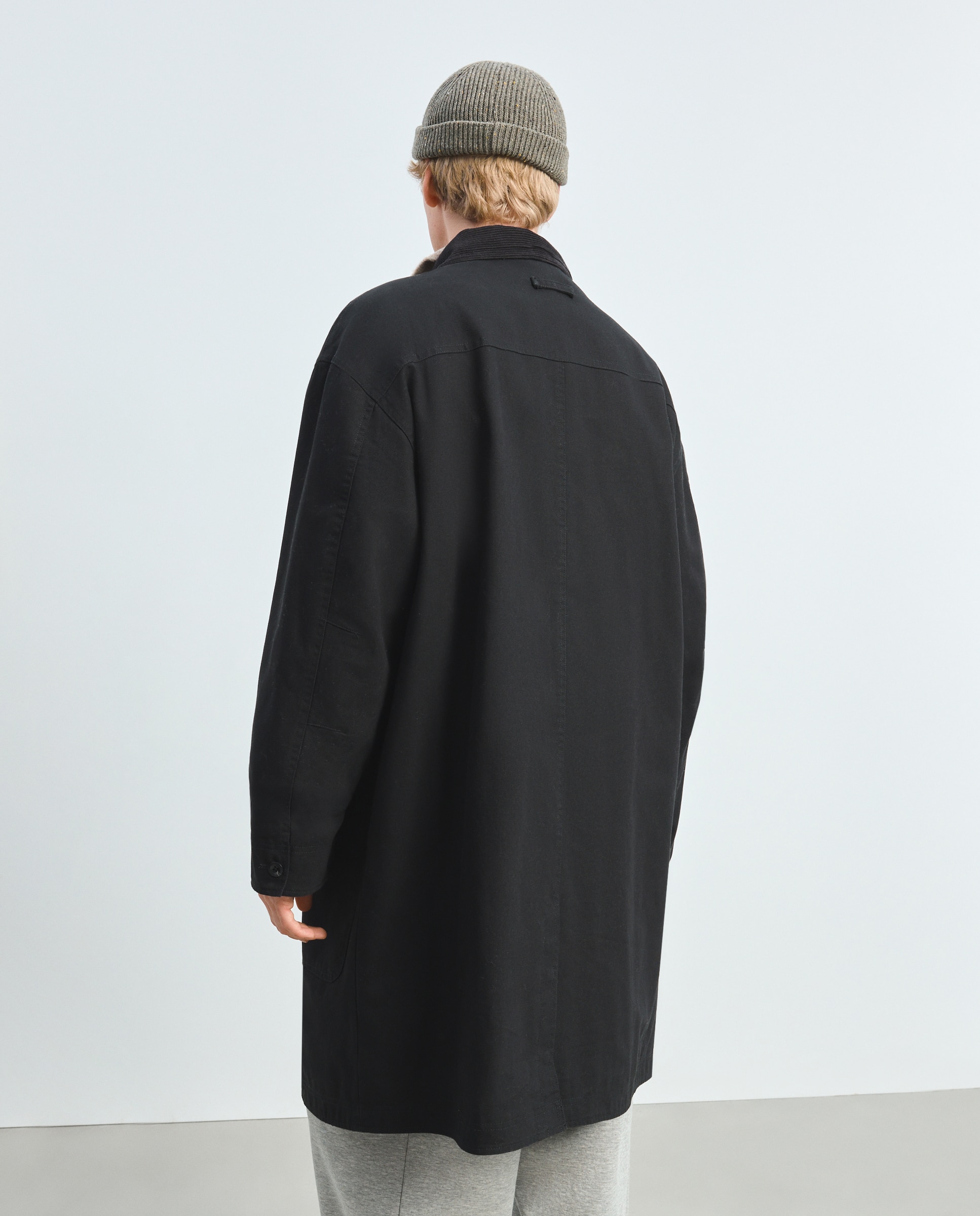 Parka acolchada de algodón larga - Green Coast - Negro Negro-3
