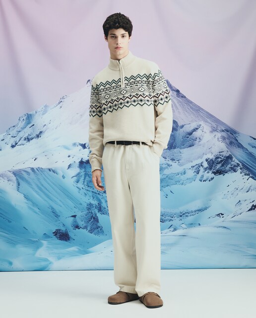 Imagem 0 de Camisola de Malha Chenille com Fecho de Correr