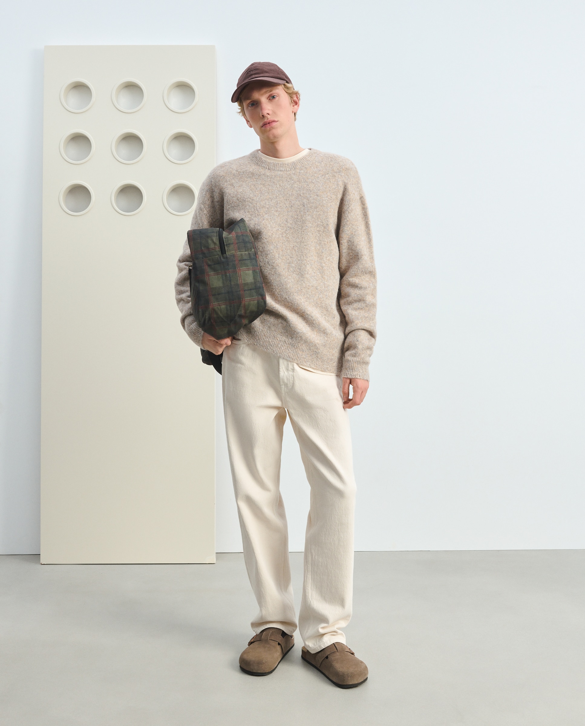Imagen 2 de Jersey cuello redondo con alpaca de hombre - Green Coast - 120 Crudo 120 Crudo
