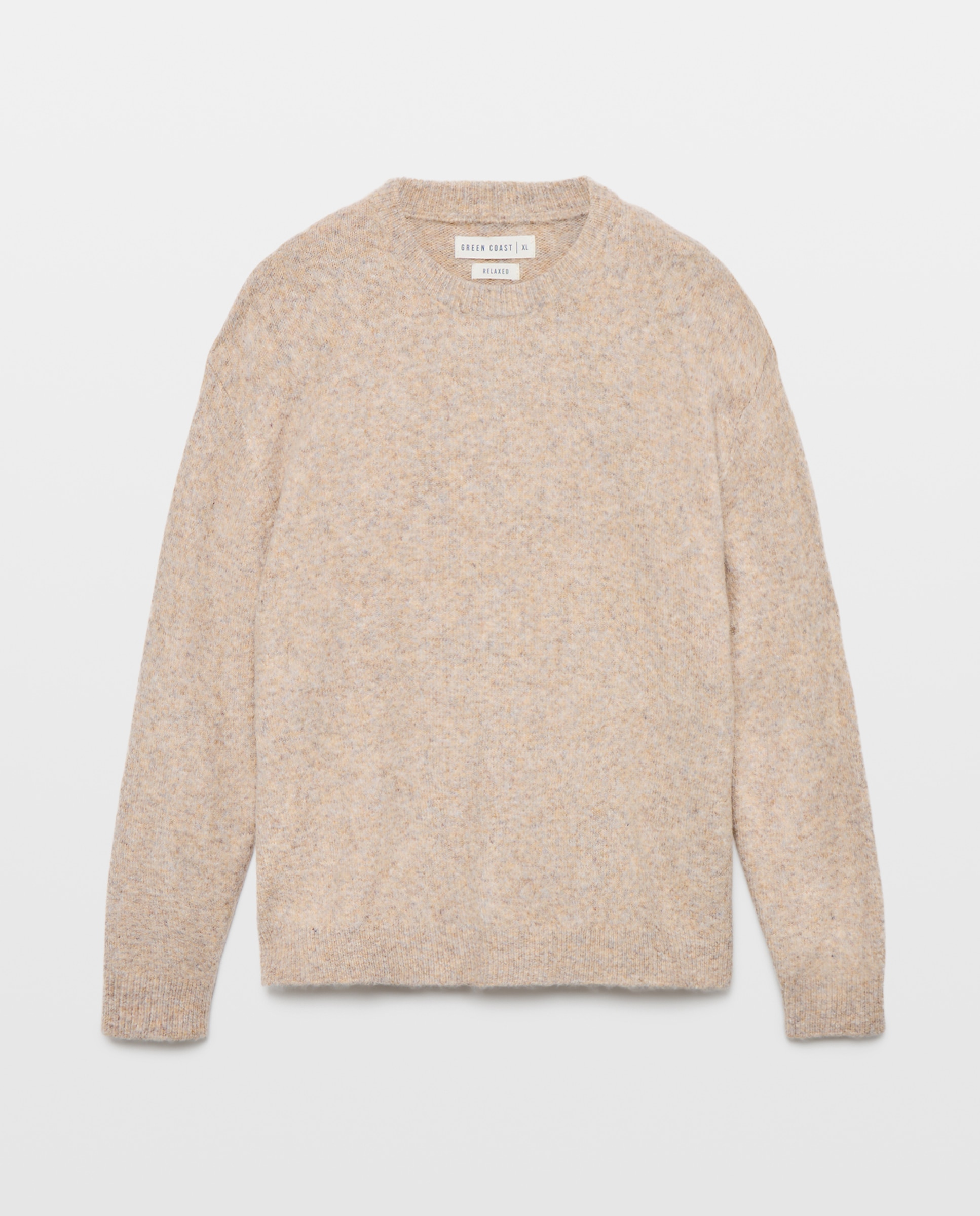 Imagen 4 de Jersey cuello redondo con alpaca de hombre - Green Coast - 120 Crudo 120 Crudo
