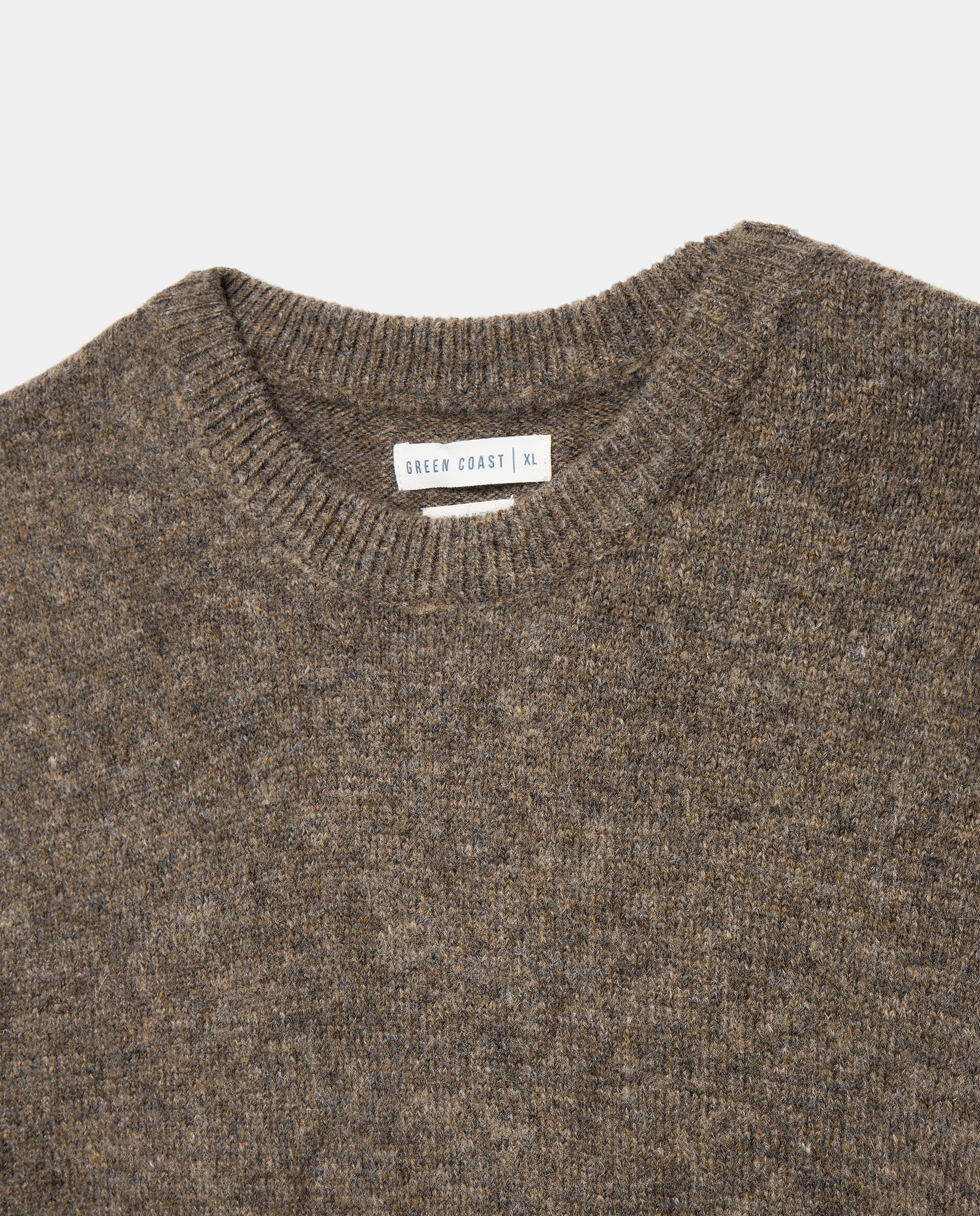 Imagen 5 de Jersey cuello redondo con alpaca de hombre - Green Coast - Marrón Marrón