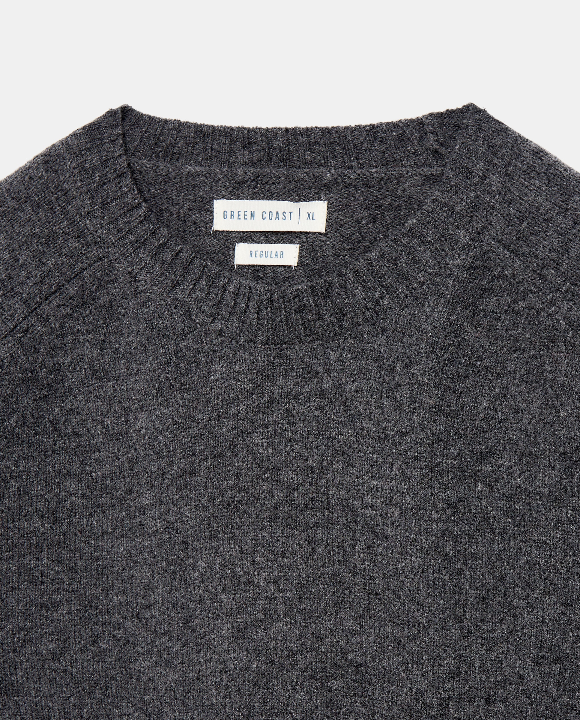 Jersey 100% lambswool cuello redondo - Green Coast - 820 Gris medio 820 Gris medio-5