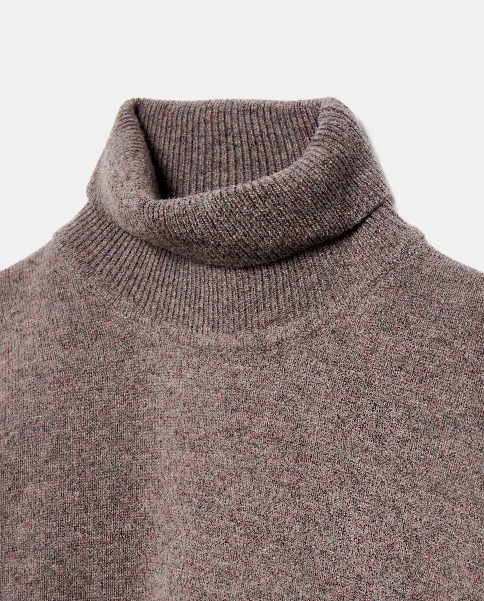 Imagen 5 de Jersey 100% lambswool cuello vuelto - Green Coast - Visón claro Visón claro