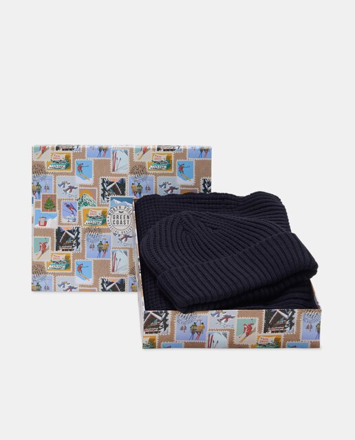 Imagen 0 de Pack regalo gorro y bufanda de hombre