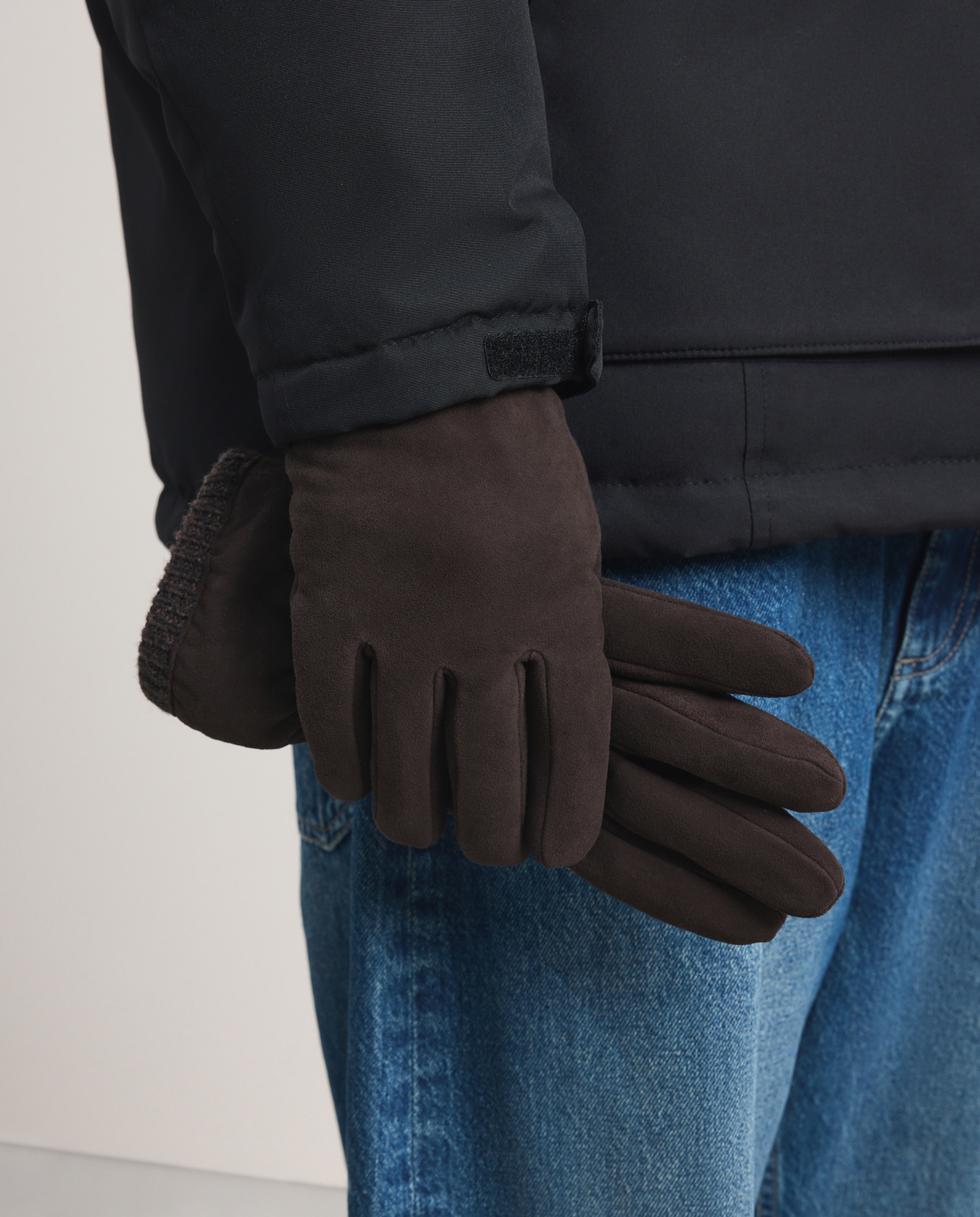 Imagen 3 de Guantes de ante de hombre - Green Coast - Chocolate Chocolate