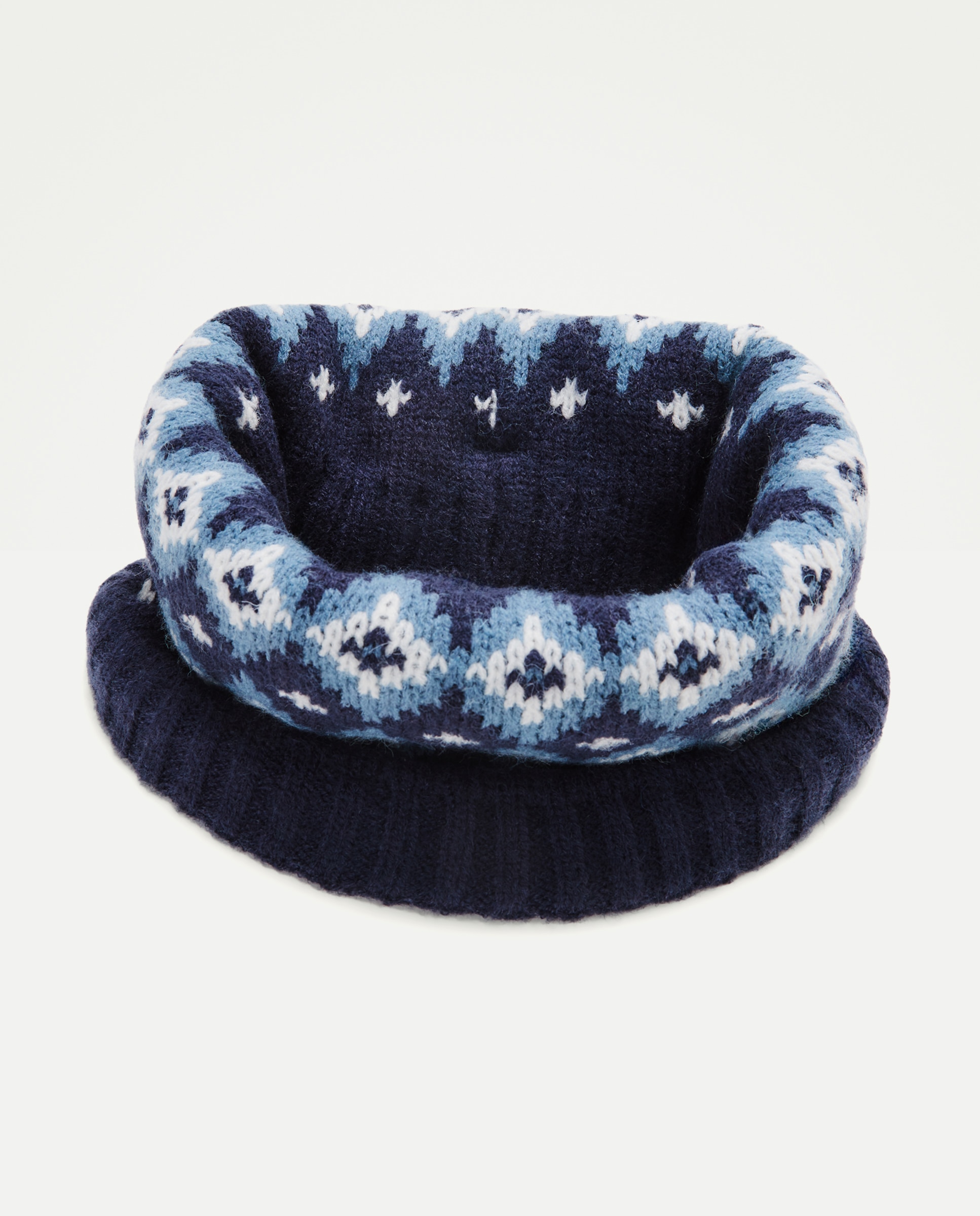 Imagen 3 de Pack regalo gorro y cuello fantasía de hombre - Green Coast - Azul marino Azul marino