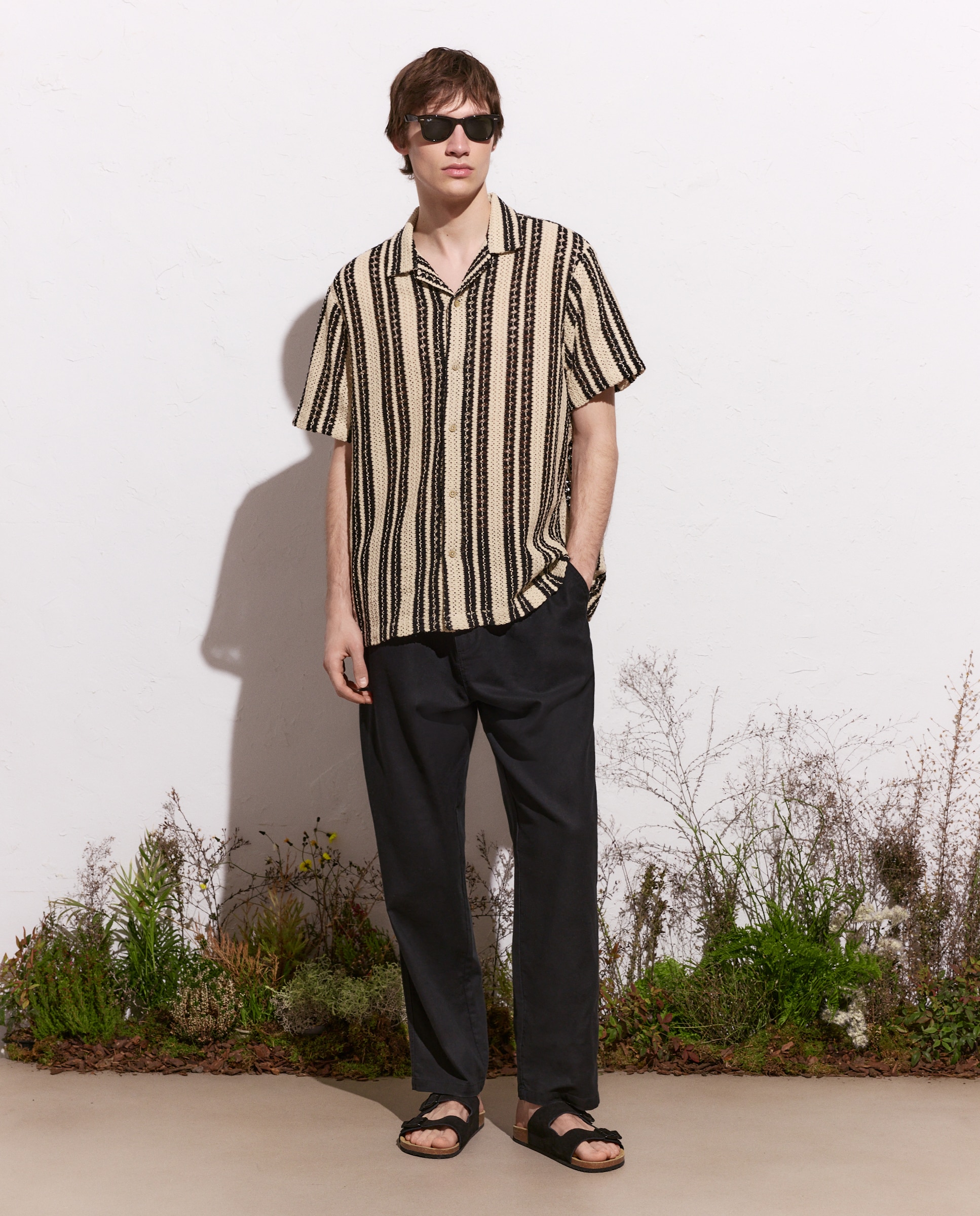 Camisa de Manga Curta 130 Marfim-2