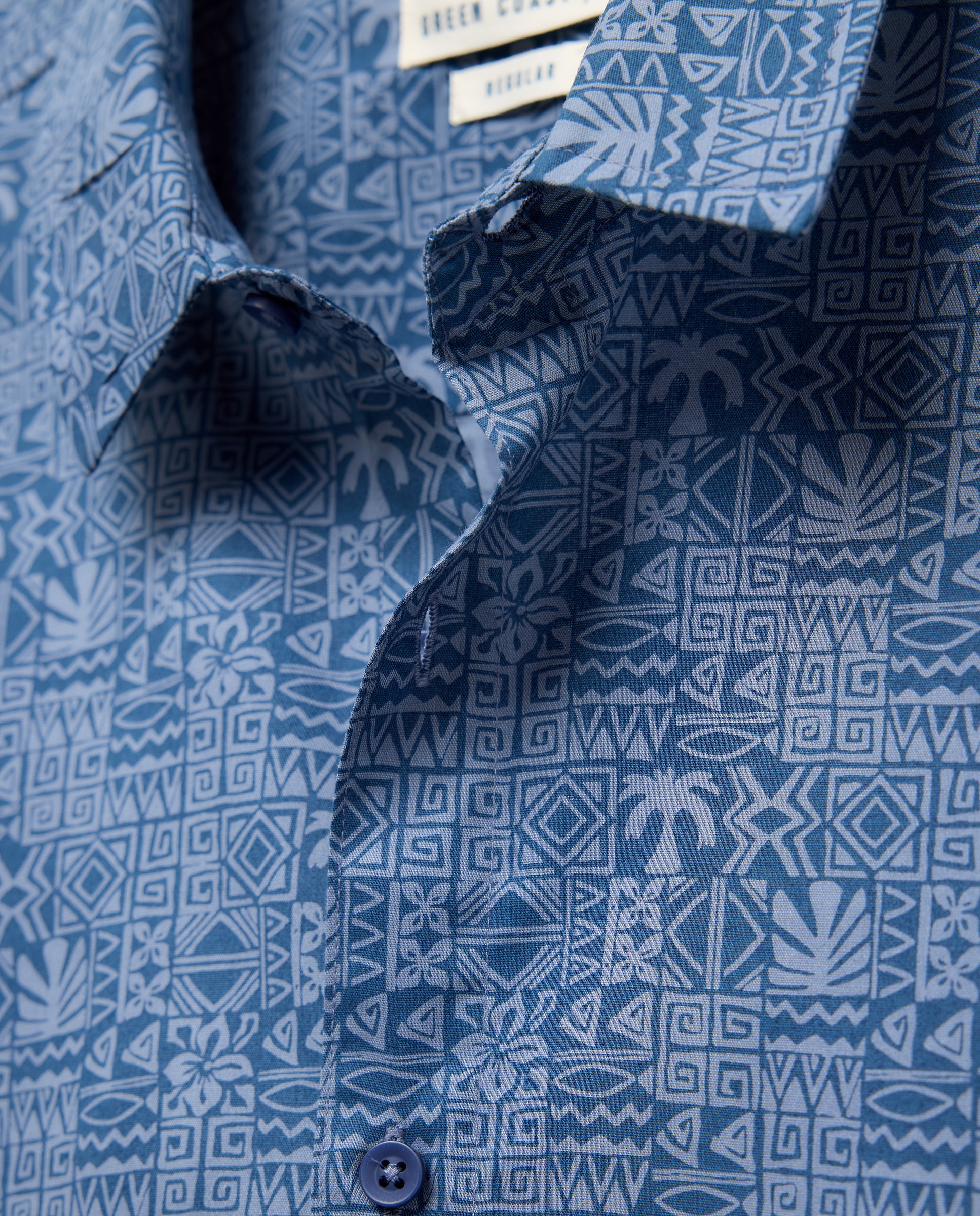 Camisa de Manga Curta Azul-marinho-5