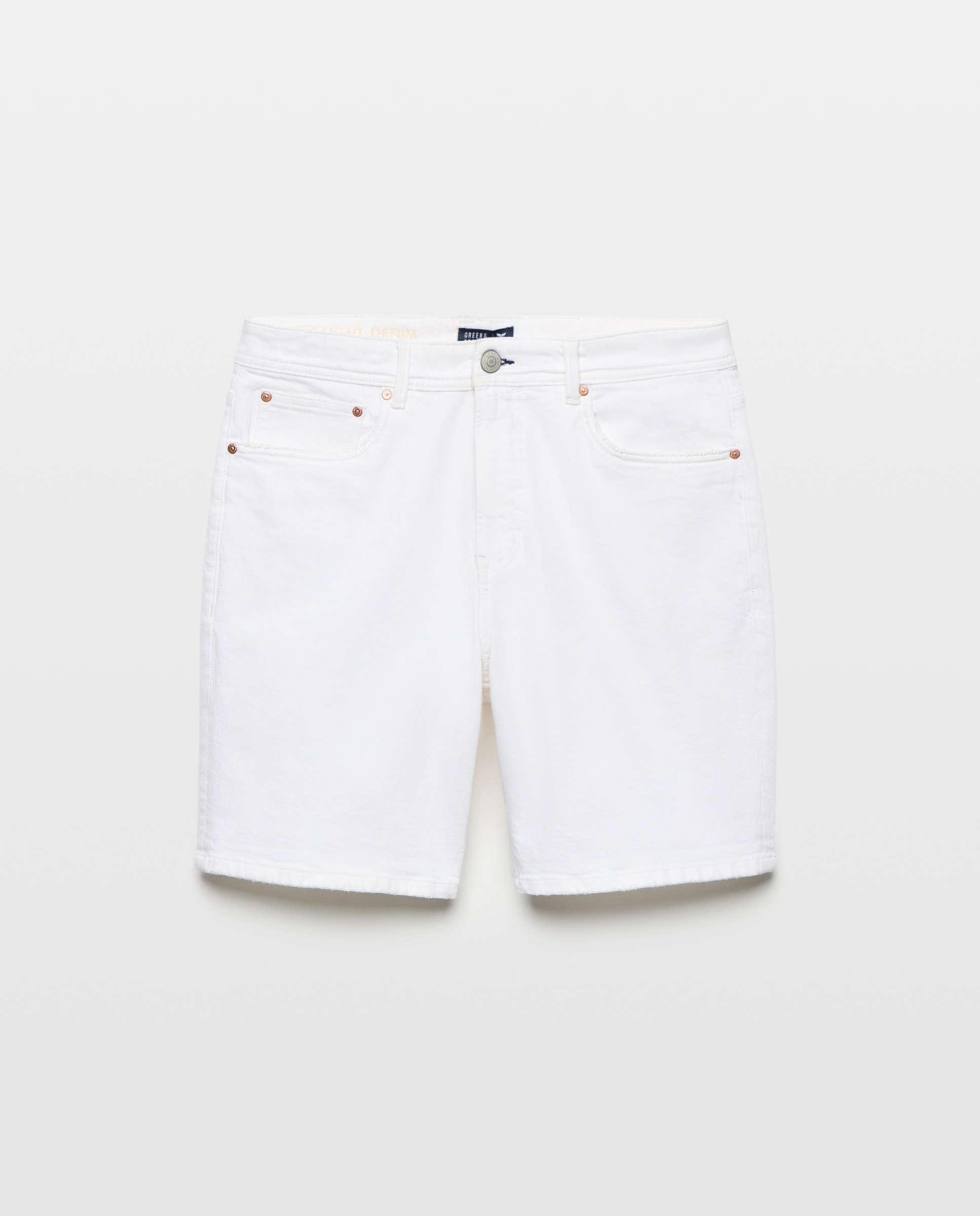 Bermudas de Ganga Straight Branco-4