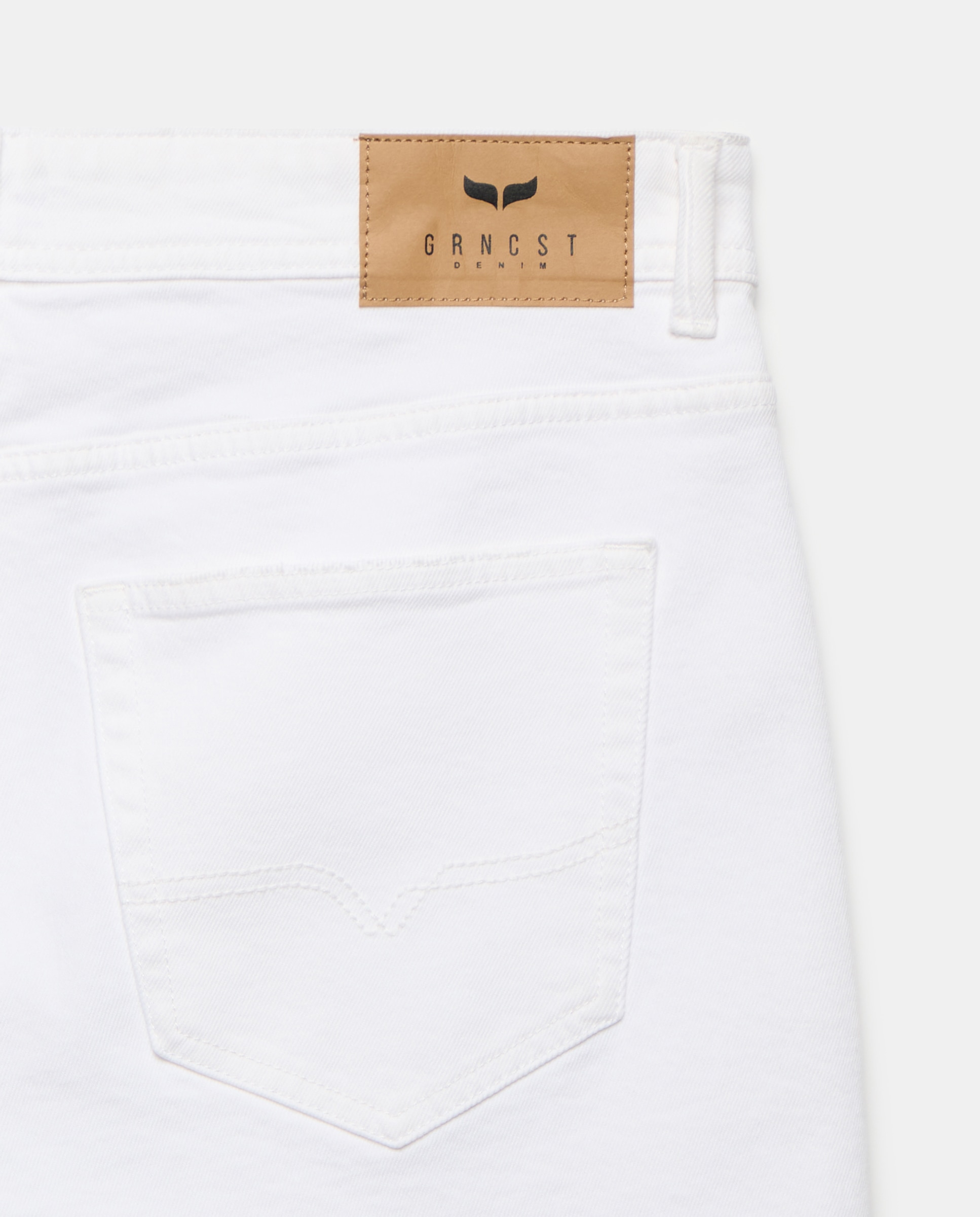 Bermudas de Ganga Straight Branco-5