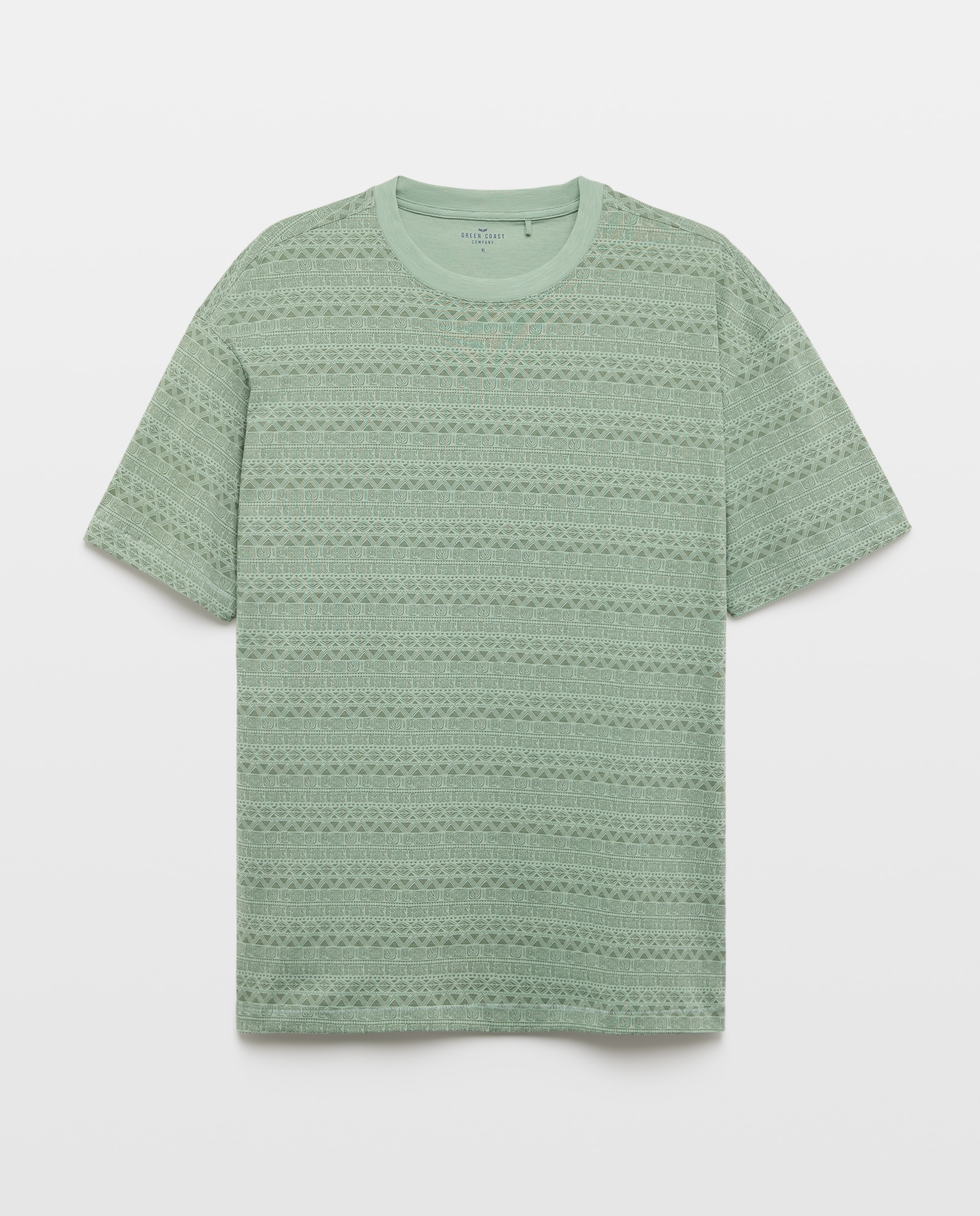 Camiseta manga corta all over print de hombre - Green Coast - Verde Verde-4