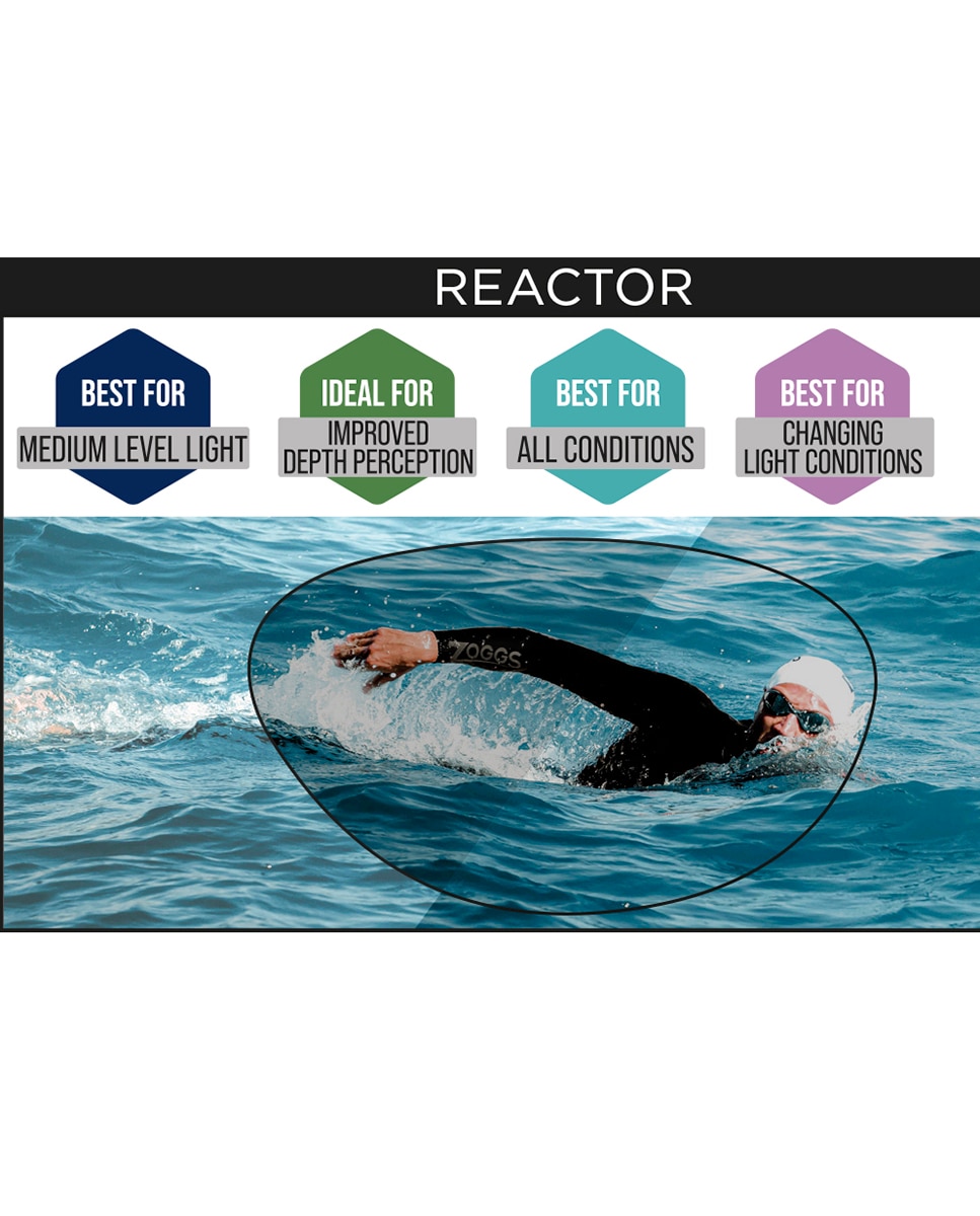 Óculos de Natação Predator Flex Reactor Laranja-3