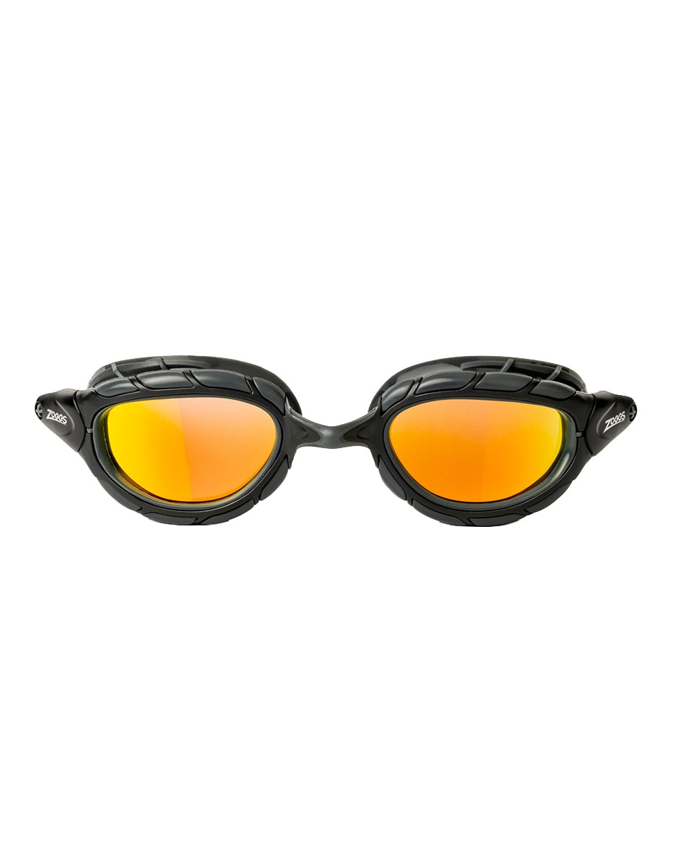 Óculos de Natação Predator Titanium Regular Preto / Laranja-2