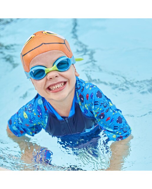 Gafas de natación de niños Little Twist Zoggs Azul / Verde · El