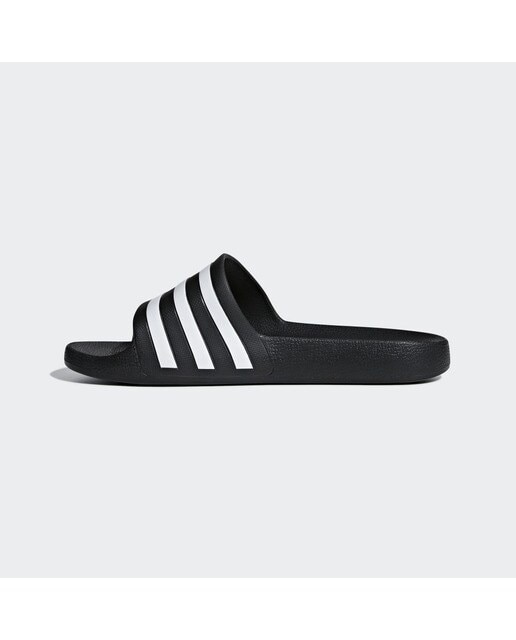 Chinelos de banho unissexo Adilette Aqua adidas Preto / Branco-4