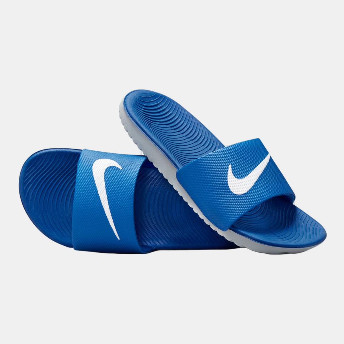 Chinelos de banho de criança Kawa Nike Azul / Cinzento-6