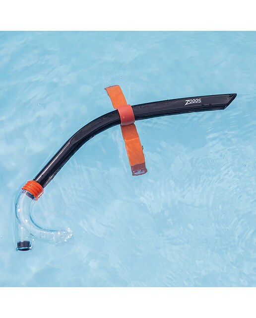 Tubo de Snorkel Preto / Laranja-2