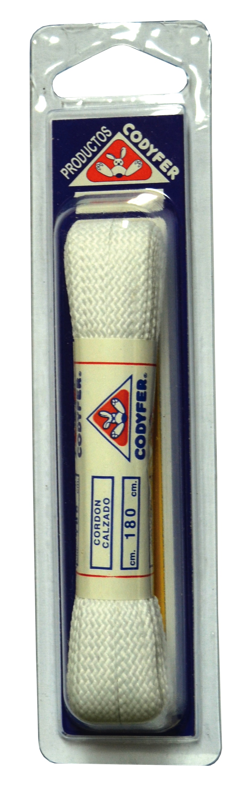 Atacadores planos para sapatilhas Codyfer Branco-1