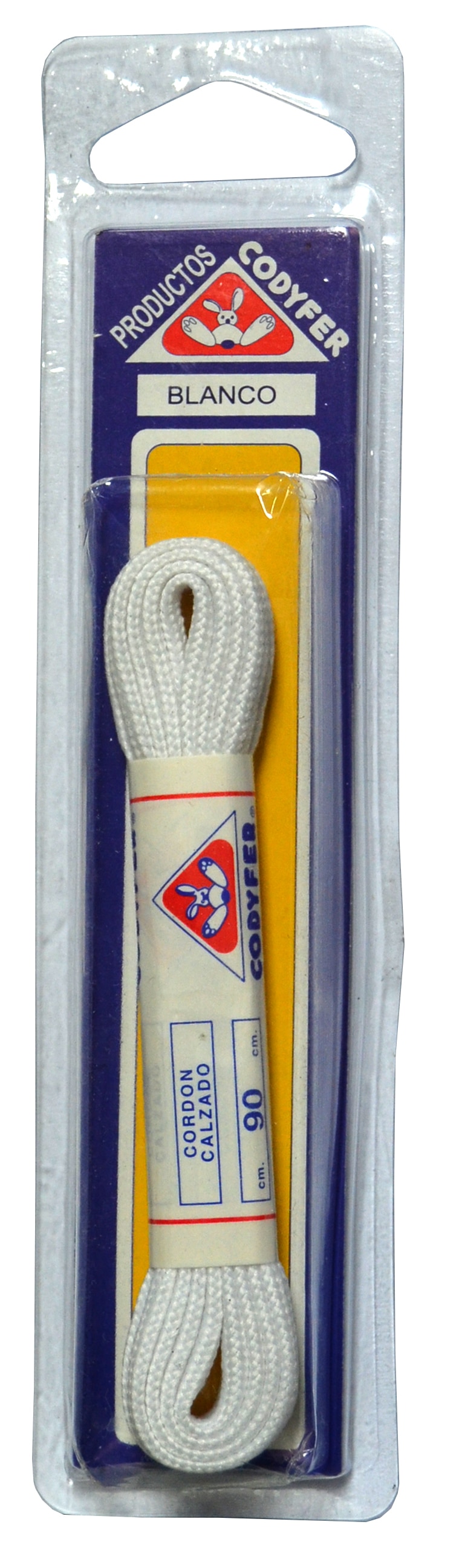 Atacadores planos para sapatilhas desportivas Codyfer Branco-1