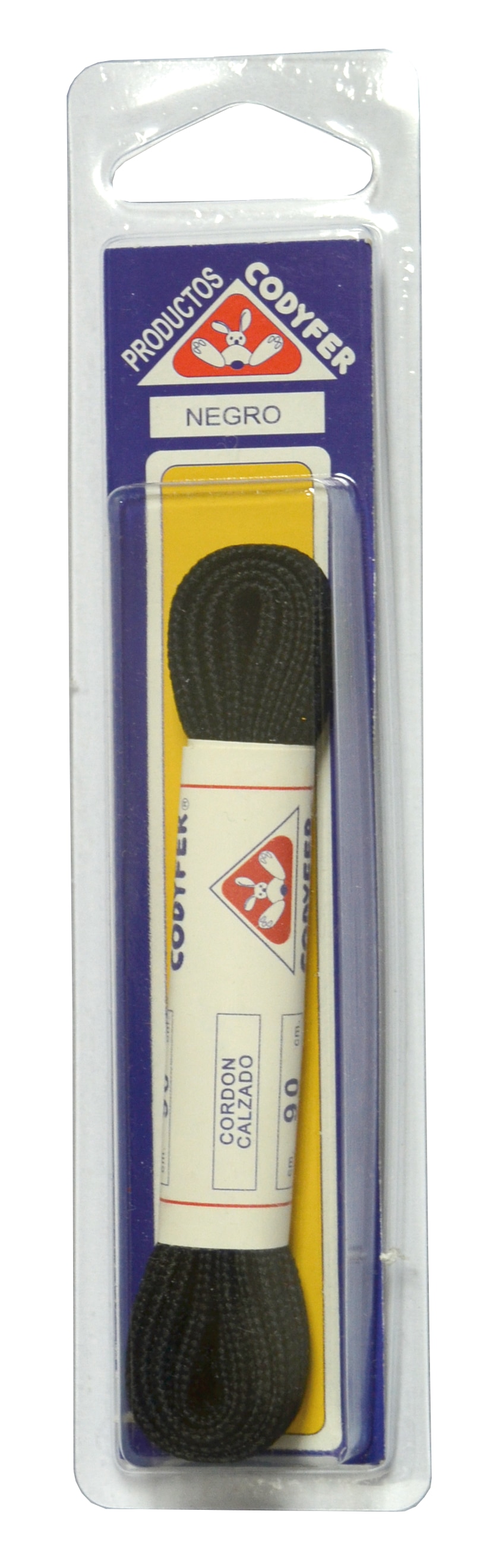 Atacadores planos para sapatilhas desportivas Codyfer Preto-1