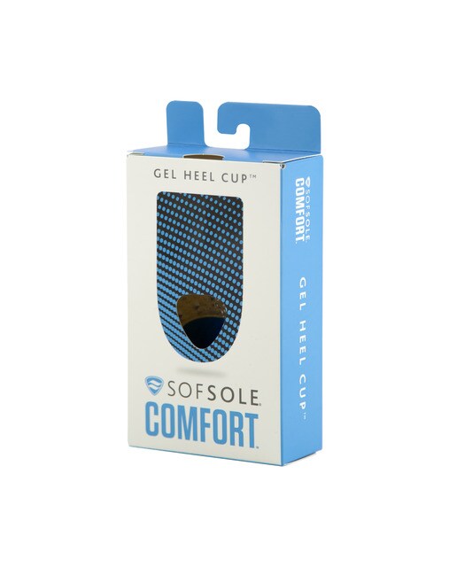 Palmilhas de Gel Heel Cup Branco / Azul-2