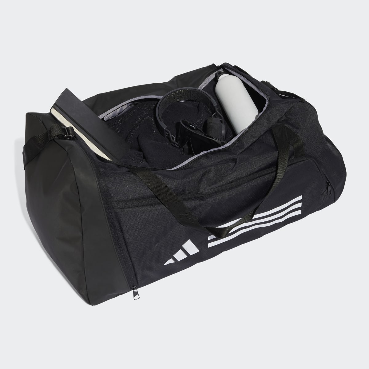 Saco de Desporto Grande Essentials 3 Faixas Preto-4