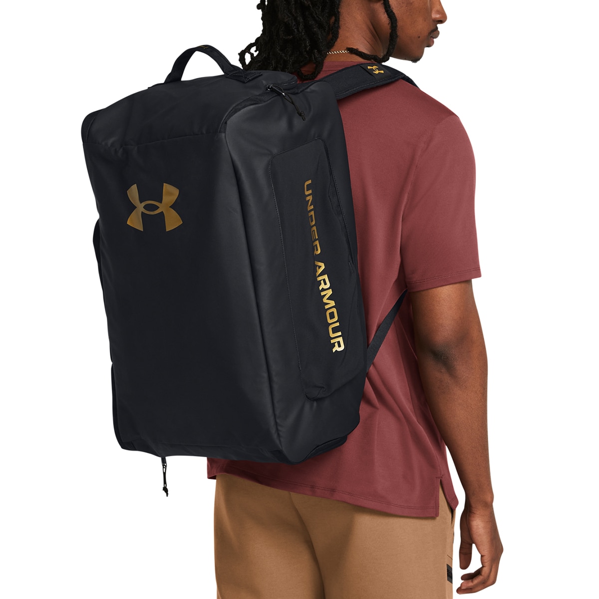 Saco UA Contain Duo MD BP Duffle Preto-8