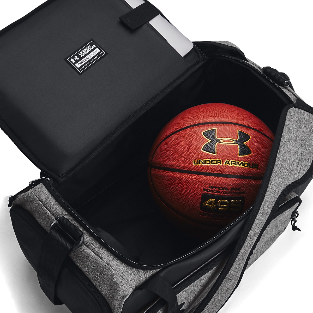 Saco de Desporto UA Contain Duo SM BP Duffle Cinzento-5