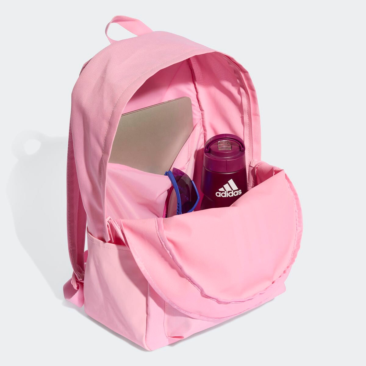 Mochila Classic Back-to-School 3 Faixas Unissexo Rosa-4