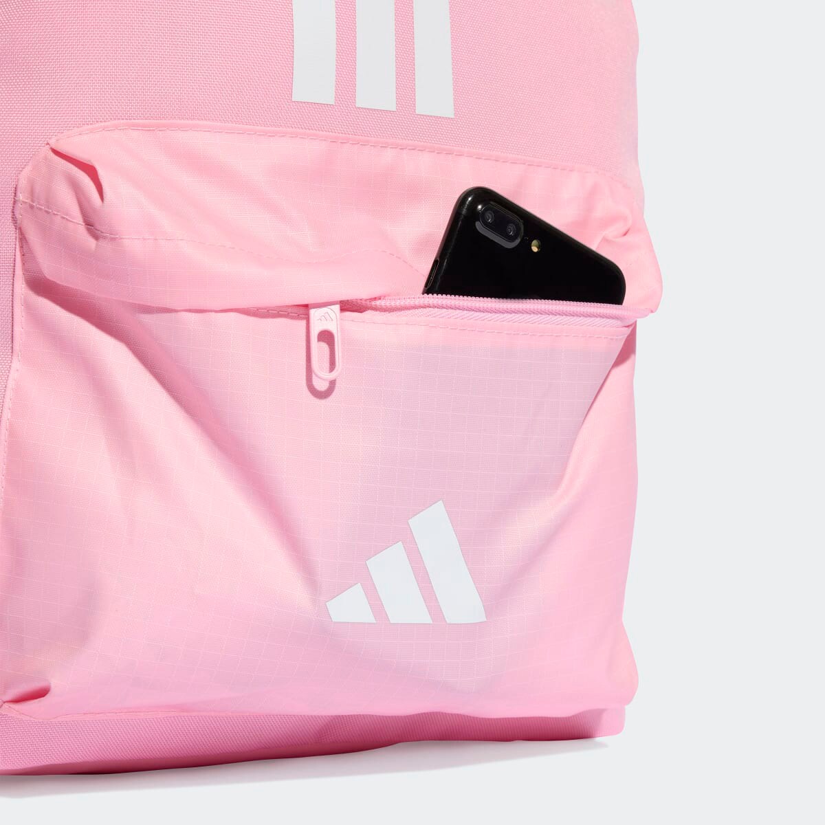 Mochila Classic Back-to-School 3 Faixas Unissexo Rosa-6