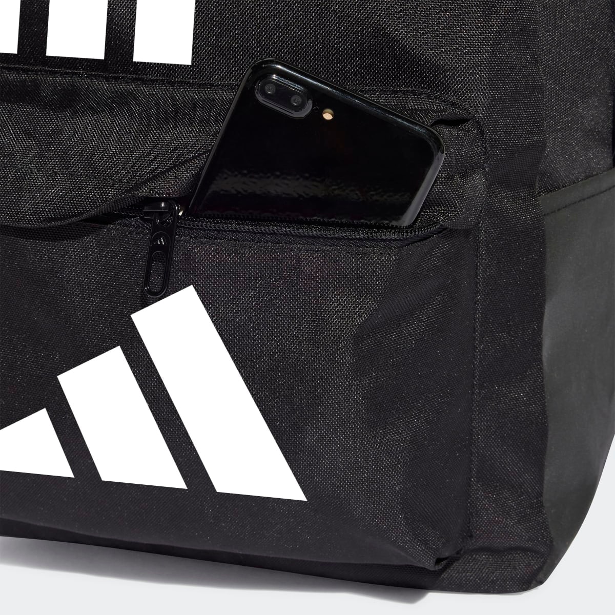 Mochila Classic Back-to-School 3 Faixas Unissexo Preto-5