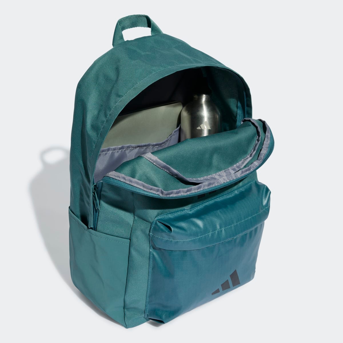 Mochila Classic Back-to-School 3 Faixas Unissexo Verde-4