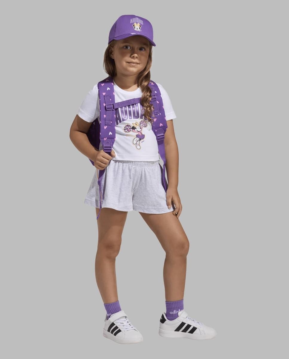 Mochila de Criança Disney Adidas Violeta-8