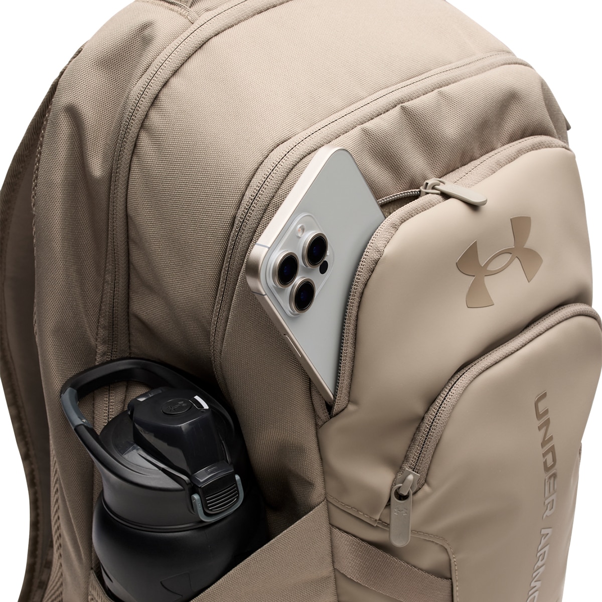 Mochilas UA Hustle Pro 6.0 Backpack Castanho-3