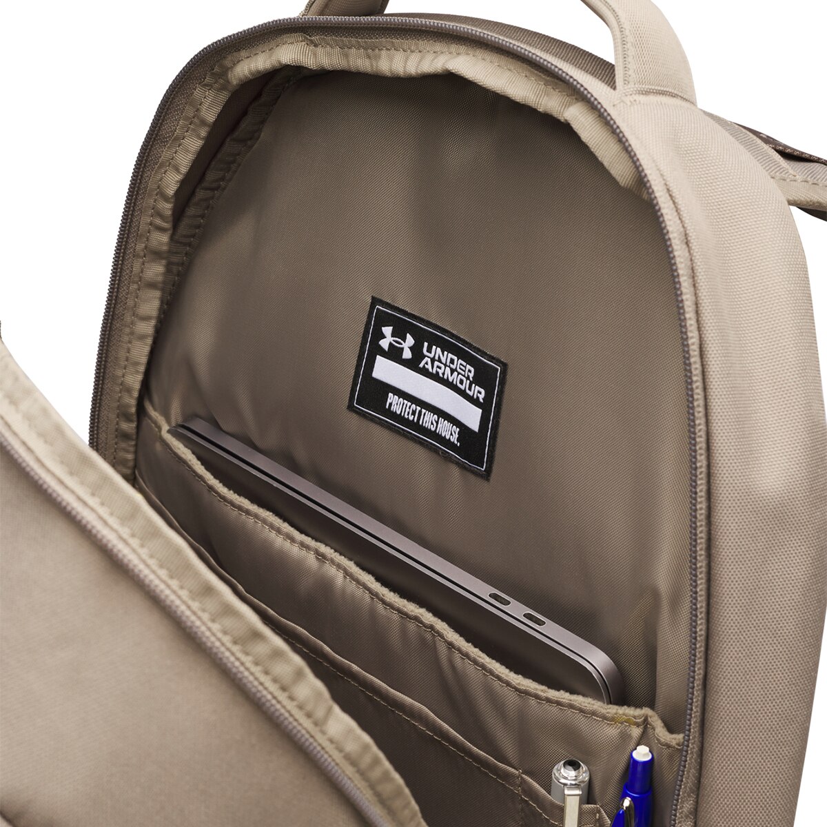 Mochilas UA Hustle Pro 6.0 Backpack Castanho-4