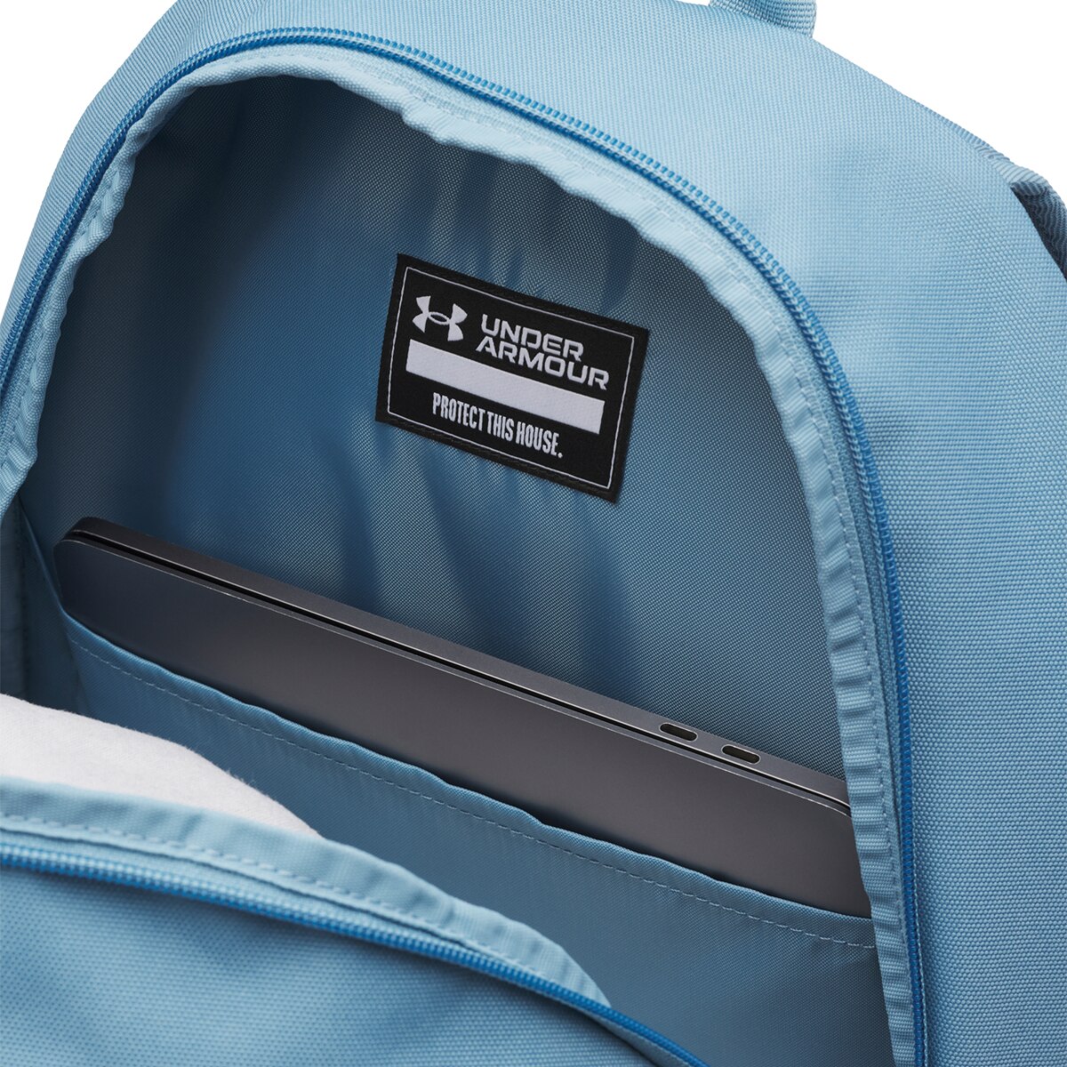 Mochilas UA Hustle Lite Backpack Azul-4