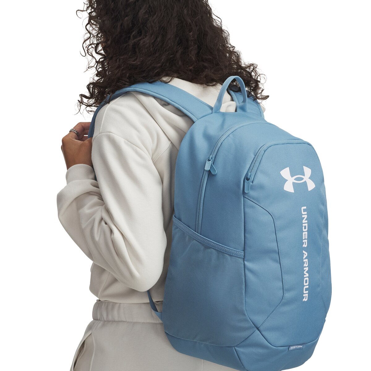 Mochilas UA Hustle Lite Backpack Azul-5