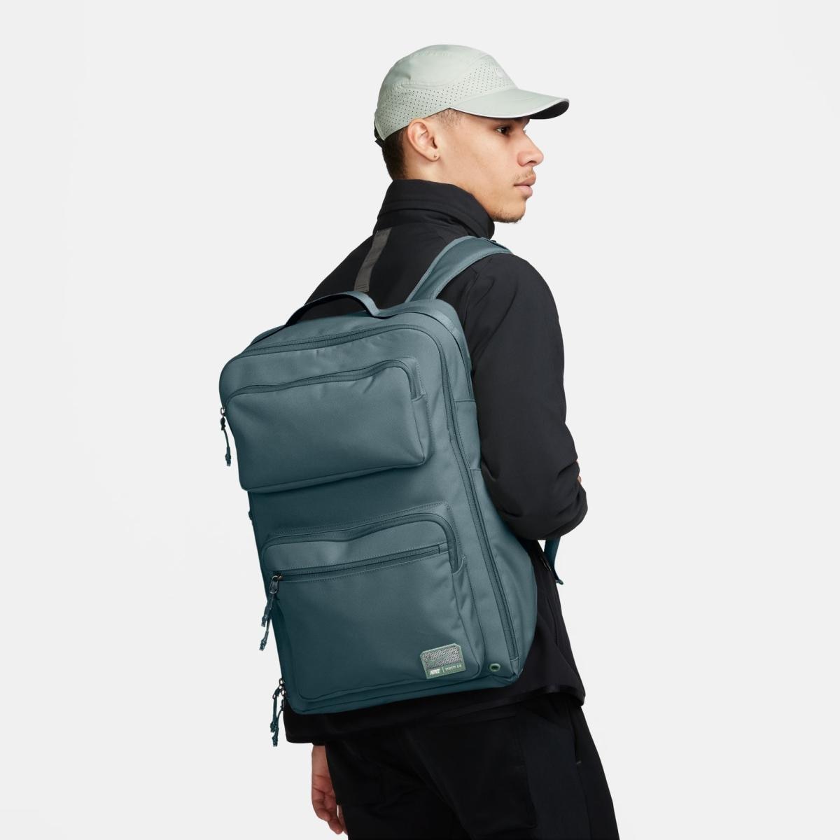 Mochila desportiva Unisex Utility Speed Nike Verde-acinzentado-12