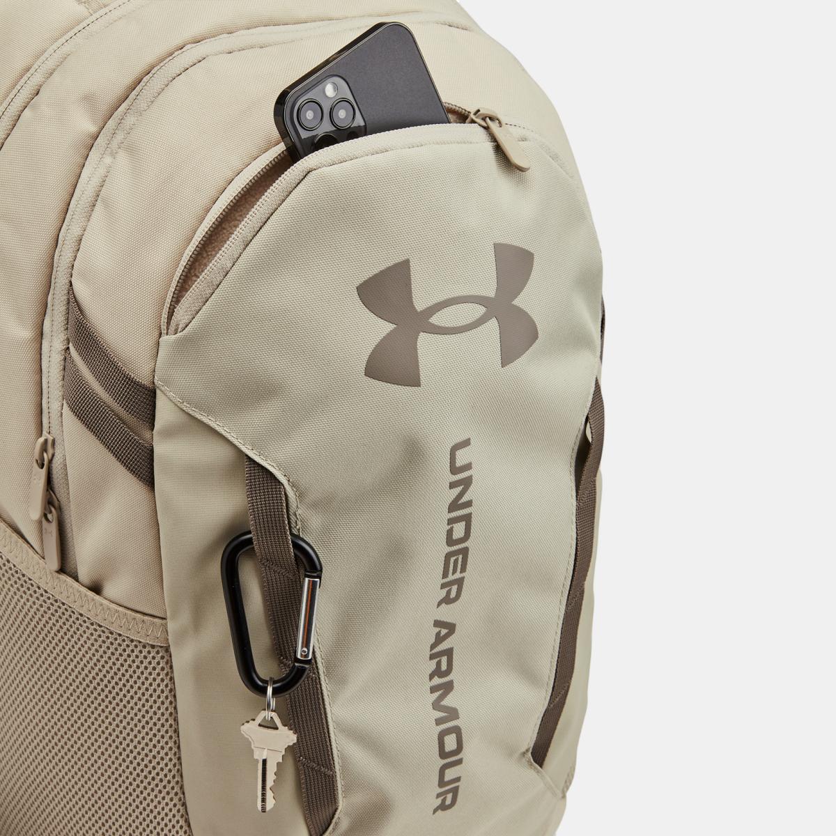 Mochila 29 litros UNISEX UA Hustle 6.0 Backpack UNDER ARMOUR Caqui-4