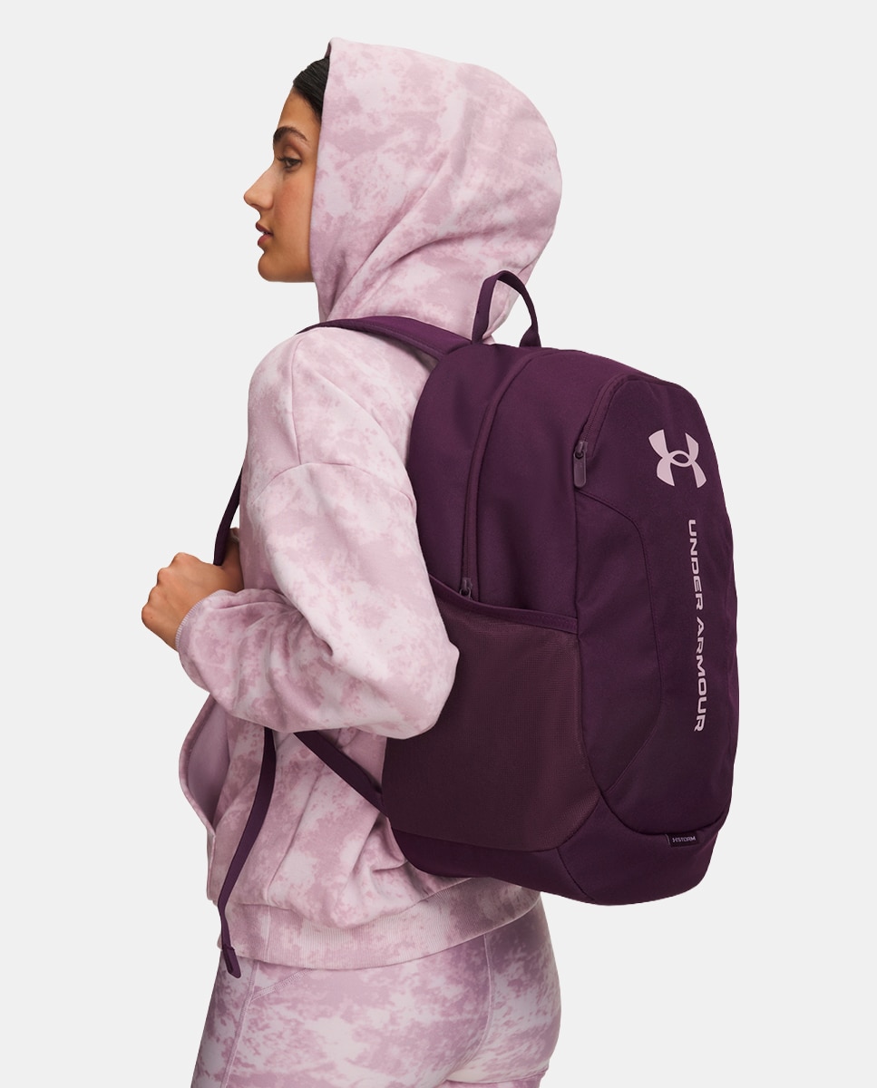 Mochila 26,5 Litros Unissexo UA Hustle Lite Backpack Roxos-5