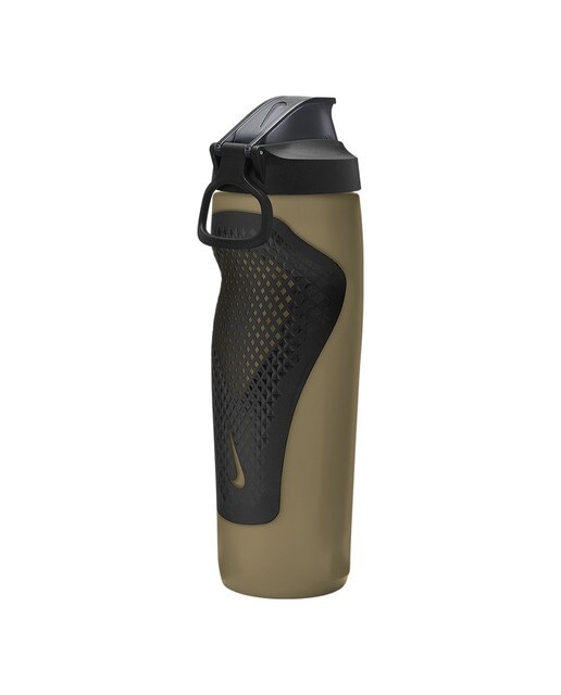 Garrafa com Tampa Rebatível - 710 ml Dourado/Preto-1
