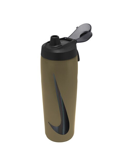 Garrafa com Tampa Rebatível - 710 ml Dourado/Preto-3