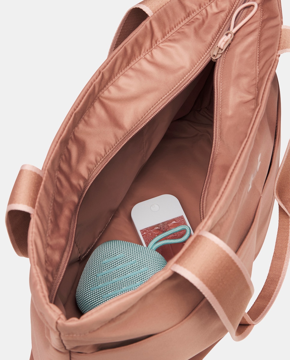 Mala de desporto de 26 litros para mulher UA Studio Lite Tote da Under Armour Castanho-5