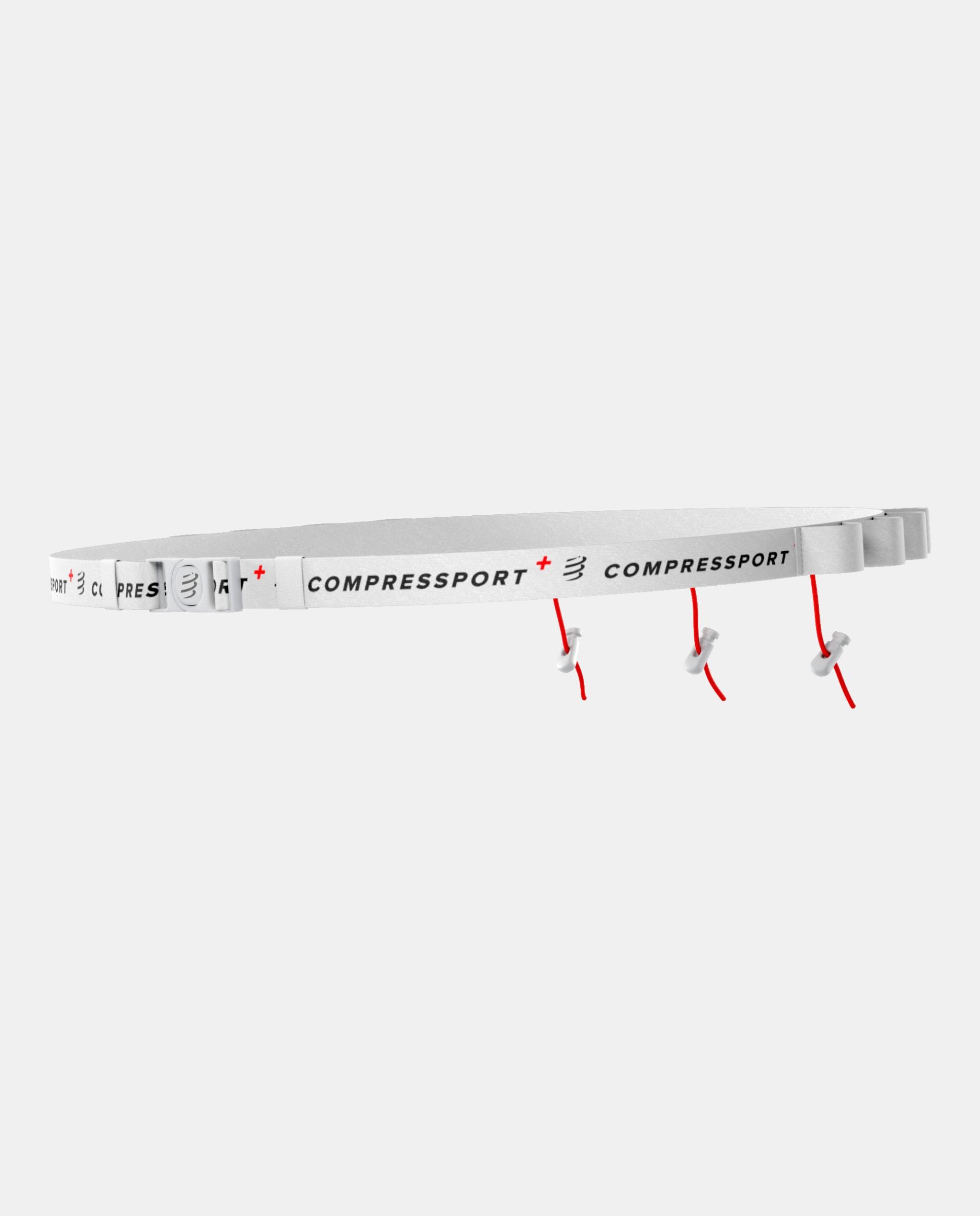 Imagen 2 de Cinturón portadorsal de running Race Belt de Compressport - Blanco Blanco